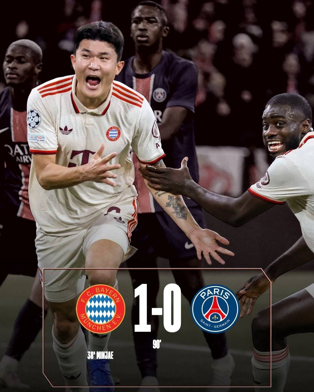 包含拜仁血洗对手，豪取欧冠连胜的词条